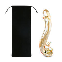 Golden Dragon Glass Vibrator