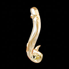 Golden Dragon Glass Vibrator